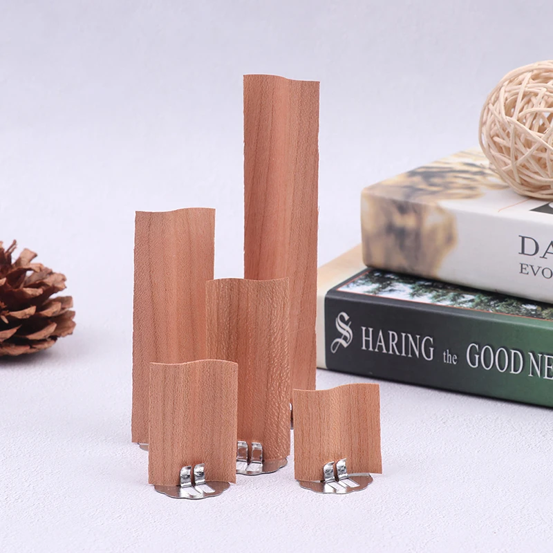 10Pcs Wooden Wick Candle Works Core Sustainers Wooden Candle Wax Wick DIY Candle Soy Wax Aromatherapy With Chip Wick Holder
10Pcs Wooden Wick Candle Works Core Sustainers Wooden Candle Wax Wick DIY Candle Soy Wax Aromatherapy With Chip Wick Holder