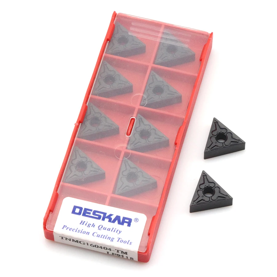 DESKAR TNMG160404-CM TM LF9118 TNMG160408-CM CQ PM TM HQ LF9118 original genuine carbide cutting insert CNC machine turning tool
DESKAR TNMG160404-CM TM LF9118 TNMG160408-CM CQ PM TM HQ LF9118 original genuine carbide cutting insert CNC machine turning tool