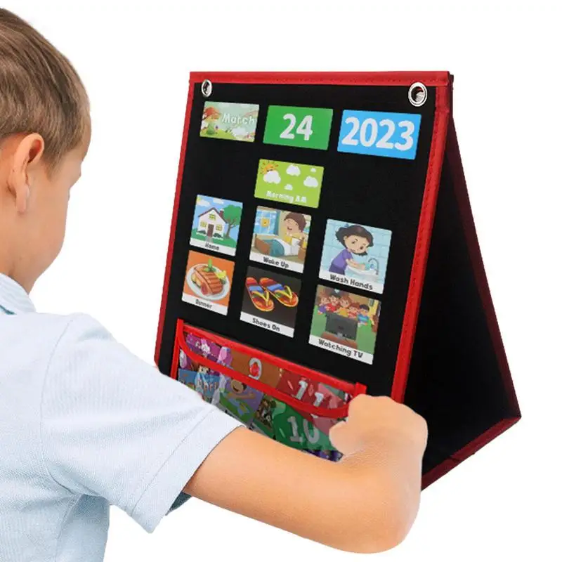 Kids Visual Schedule Daily Calendar Chart Board Preschool Early Learning Toys Time Date Month Festival Weather Season Mood
Kids Visual Schedule Daily Calendar Chart Board Preschool Early Learning Toys Time Date Month Festival Weather Season Mood
