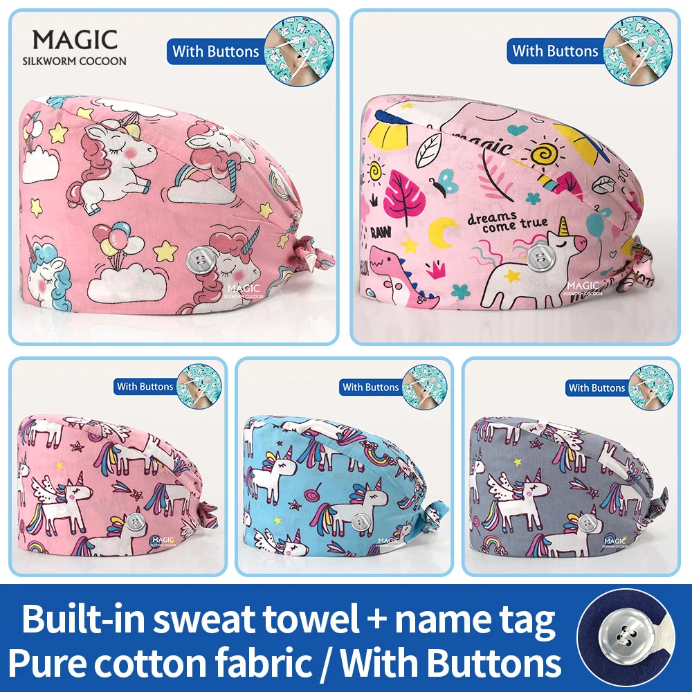 Beauty Salon Work Caps Pet Nursing Hats Printing Medical Scrub Hat Health Services Work Hats Lab Nurse Cap Accessories Wholesale
Beauty Salon Work Caps Pet Nursing Hats Printing Medical Scrub Hat Health Services Work Hats Lab Nurse Cap Accessories Wholesale