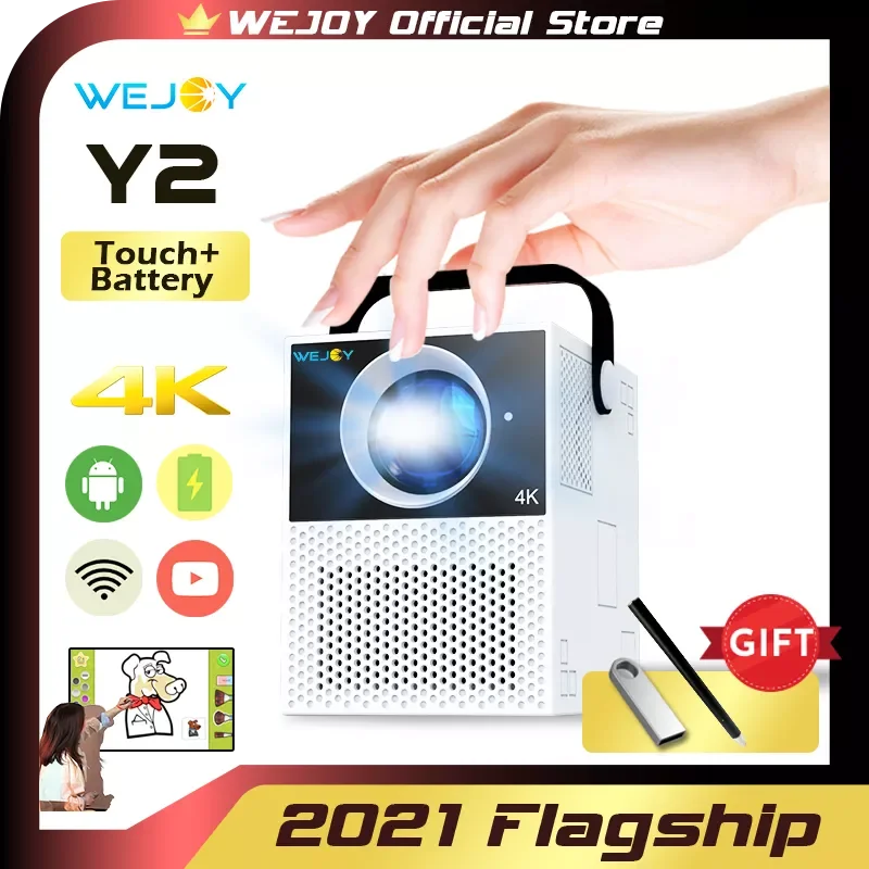 NEW2023 интерактивный сенсорный проектор Y2 Touch 4K FHD Android WIFI домашний умный проектор портативный телефон видео проекторы led
NEW2023 интерактивный сенсорный проектор Y2 Touch 4K FHD Android WIFI домашний умный проектор портативный телефон видео проекторы led