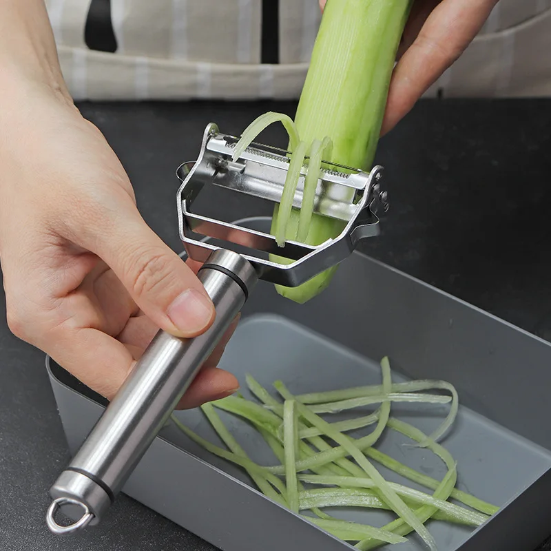 Stainless Steel Multi-function Vegetable Peeler Potato Carrot Grater Cucumber Carrot Fruit Cutter Julienne Peeler Kitchen Set
Stainless Steel Multi-function Vegetable Peeler Potato Carrot Grater Cucumber Carrot Fruit Cutter Julienne Peeler Kitchen Set