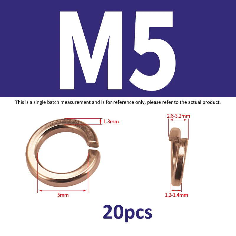 2-30 шт. твердая латунная пружинная разъемная стопорная шайба эластичная прокладка для M3 M4 M5 M6 M8 M10 M12 M14 M16 винт металлический круглый GB93 
2-30 шт. твердая латунная пружинная разъемная стопорная шайба эластичная прокладка для M3 M4 M5 M6 M8 M10 M12 M14 M16 винт металлический круглый GB93