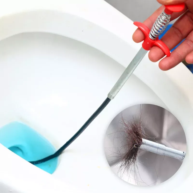 Bendable Pipe Cleaner Sink Cleaning Hook White/Black Sewer Hair Stoppers Tool Kitchen Spring Pipe Hair Remover
Bendable Pipe Cleaner Sink Cleaning Hook White/Black Sewer Hair Stoppers Tool Kitchen Spring Pipe Hair Remover