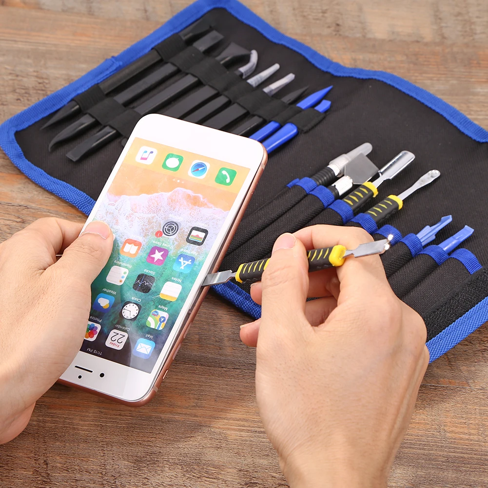 22 in 1 Mobile Phone Repair Tools Kit Multi-functional Practical Convenient Spudger Pry Opening Tool Screwdriver Set
22 in 1 Mobile Phone Repair Tools Kit Multi-functional Practical Convenient Spudger Pry Opening Tool Screwdriver Set