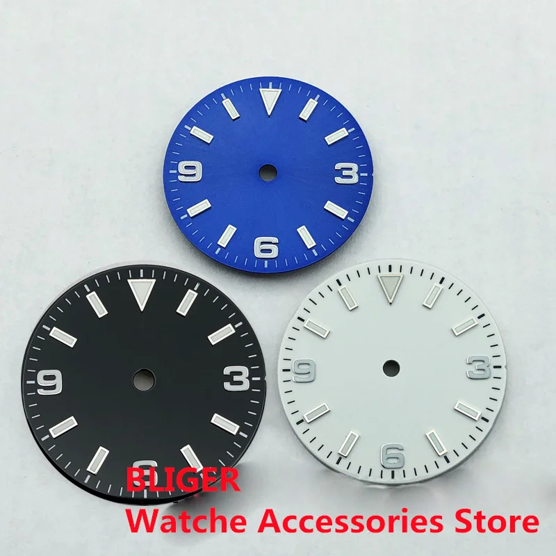 BL 28.5mm Watch Dial Black White Blue Green Orange Luminous Fit NH35 NH36 ETA2824 2836 Miyota8215 Mingzhu DG2813 3804Movement
BL 28.5mm Watch Dial Black White Blue Green Orange Luminous Fit NH35 NH36 ETA2824 2836 Miyota8215 Mingzhu DG2813 3804Movement