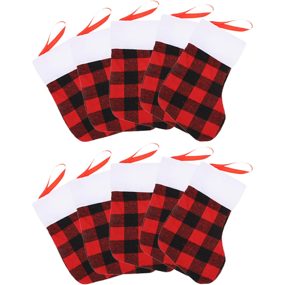 10 Pcs Gift Bag Xmas Stocking Pouch Tree Hanging Sock Cloth Decor Lattice Christmas Plaid Fireplace Decoration For
10 Pcs Gift Bag Xmas Stocking Pouch Tree Hanging Sock Cloth Decor Lattice Christmas Plaid Fireplace Decoration For