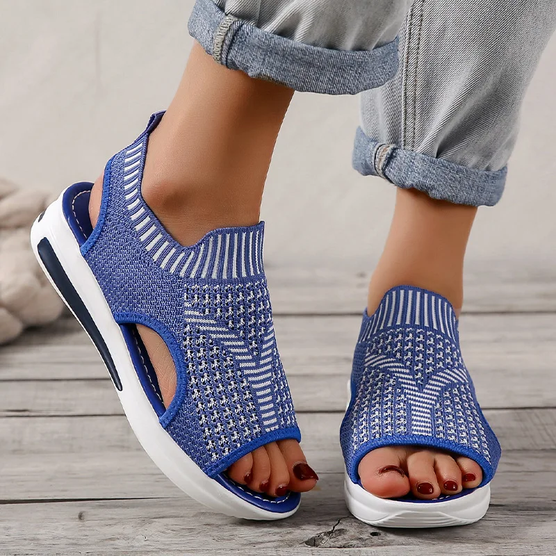 Women Platform Summer Shoes Casual Mesh Hollow Fish Beach Sandals Plus Size 43 Comfort Wedge Sports Sandalis Tenis Femininos
Women Platform Summer Shoes Casual Mesh Hollow Fish Beach Sandals Plus Size 43 Comfort Wedge Sports Sandalis Tenis Femininos