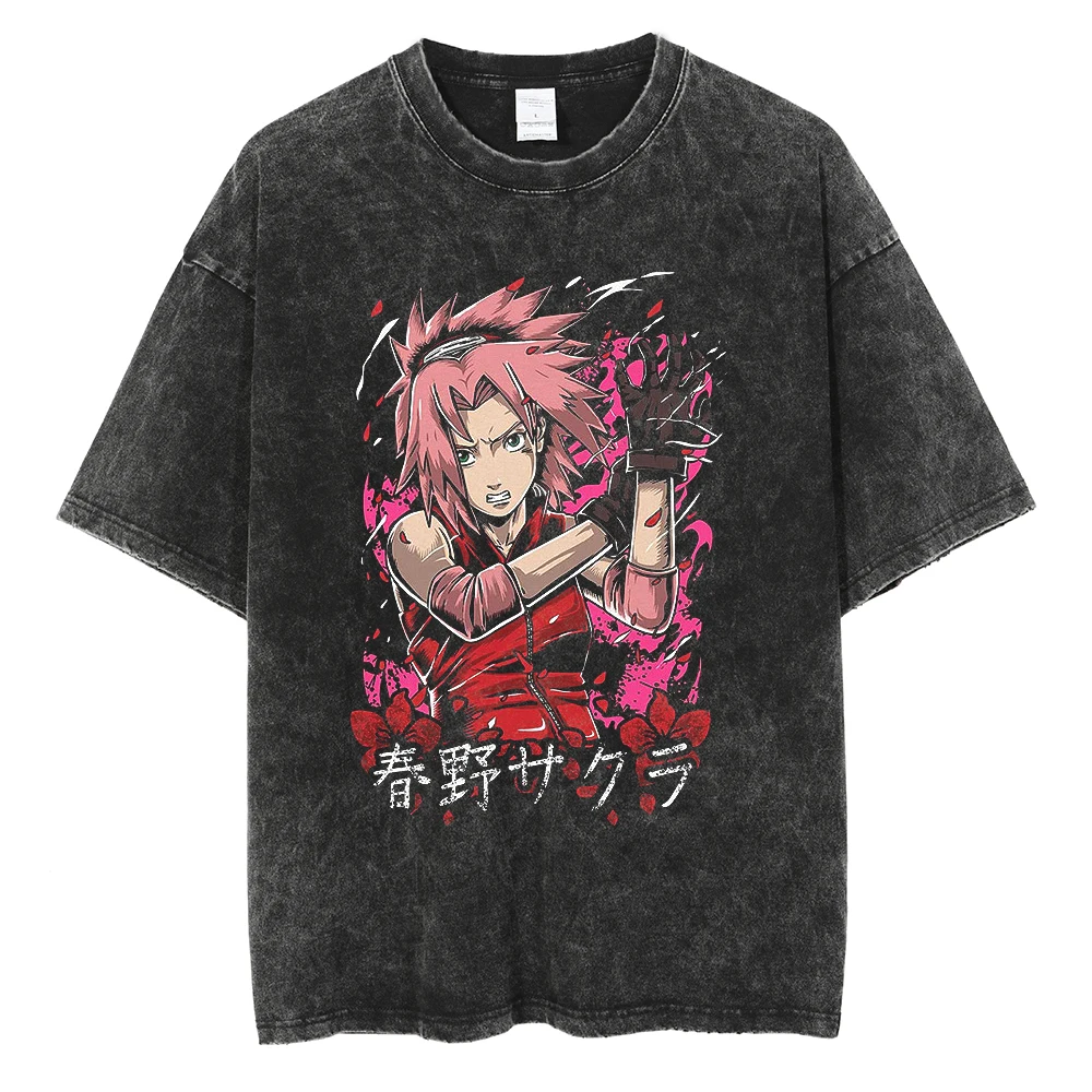 Men Streetwear Tshirt Japanese Naruto Anime Graphic T-Shirt Cotton Harajuku Washed T Shirt Summer Hip Hop Tops Tees Black
Men Streetwear Tshirt Japanese Naruto Anime Graphic T-Shirt Cotton Harajuku Washed T Shirt Summer Hip Hop Tops Tees Black
