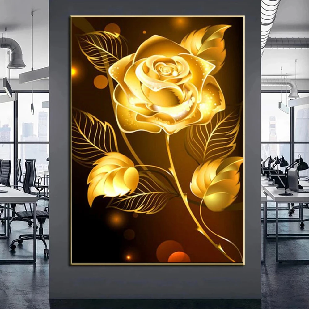 Golden Flowers 5D Diamond Painting Plant Full DIY Diamond Mosaic Rhinestone Embroidery Cross Stitch Kit Handmade Gift Home Decor
Golden Flowers 5D Diamond Painting Plant Full DIY Diamond Mosaic Rhinestone Embroidery Cross Stitch Kit Handmade Gift Home Decor