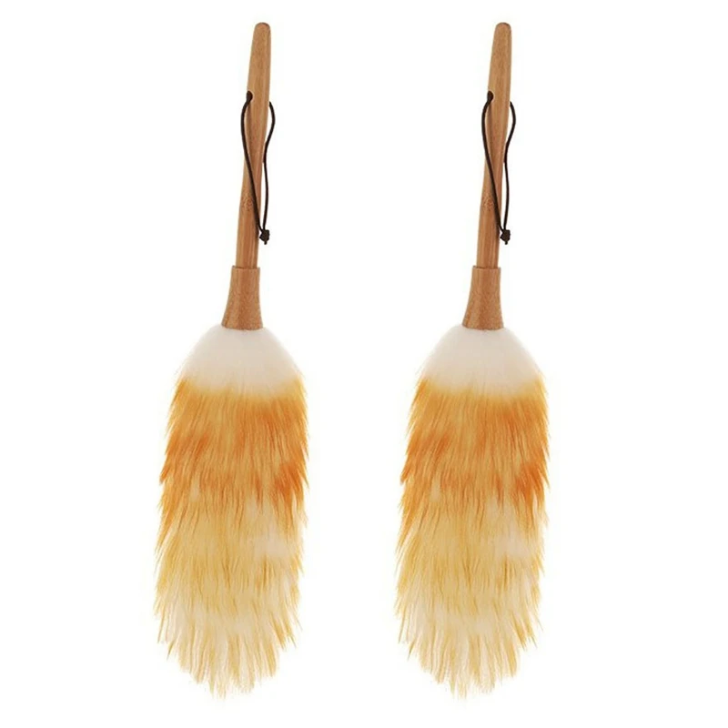 2X Wool Brush Duster Blinds Kitchen Keyboard Dust Cleaning Tool Car Duster Interior/Exterior Cleaner Smart 48Cm
2X Wool Brush Duster Blinds Kitchen Keyboard Dust Cleaning Tool Car Duster Interior/Exterior Cleaner Smart 48Cm