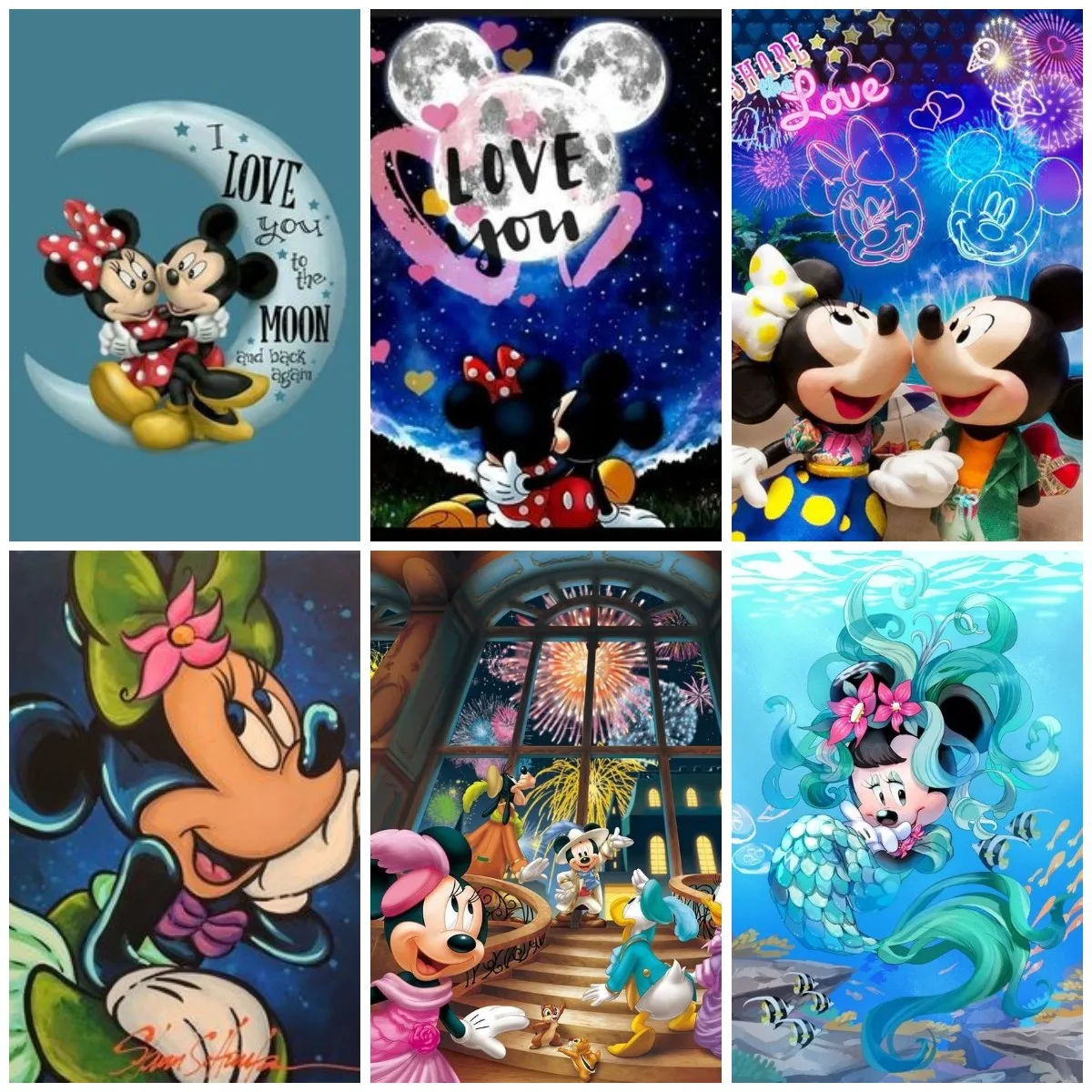 5D Diy Diamond Painting Disney Mickey Mouse Minnie Goofy Diamond Embroidery Cross Stitch Art Mosaic Full Drill Home Decor Gifts 
5D Diy Diamond Painting Disney Mickey Mouse Minnie Goofy Diamond Embroidery Cross Stitch Art Mosaic Full Drill Home Decor Gifts
