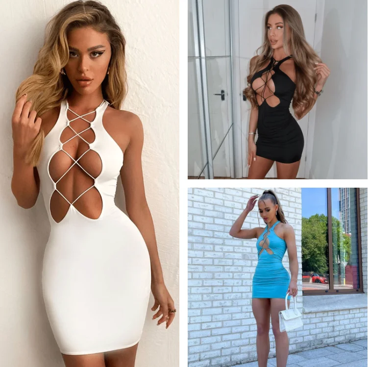 Summer Dress Women Bandage Dress Sexy Hollow Out Short Bodycon Dress Party Nightclub Mini Dress Bodycon Sexy Zarai Woman 2022
Summer Dress Women Bandage Dress Sexy Hollow Out Short Bodycon Dress Party Nightclub Mini Dress Bodycon Sexy Zarai Woman 2022