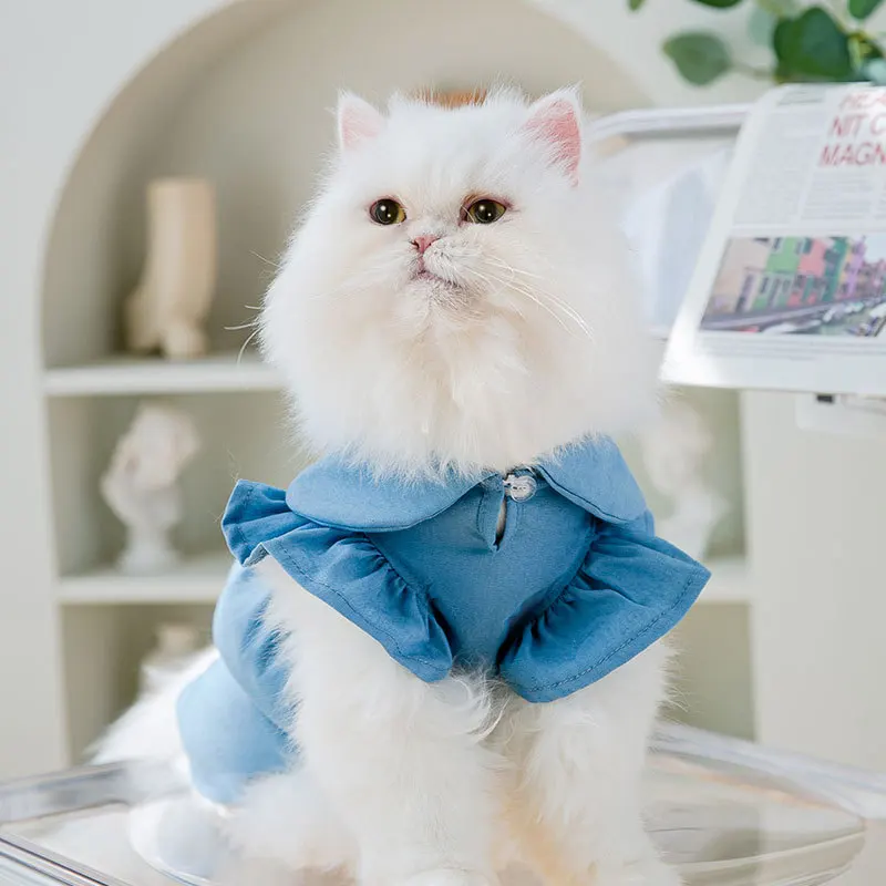 Jeans Demin Dog Pet Cat Doll Collar Pullover Vest Dress Slip Sundress Clothes Skirt Girl Supplies Spitz Shitzu Perro Accessories
Jeans Demin Dog Pet Cat Doll Collar Pullover Vest Dress Slip Sundress Clothes Skirt Girl Supplies Spitz Shitzu Perro Accessories