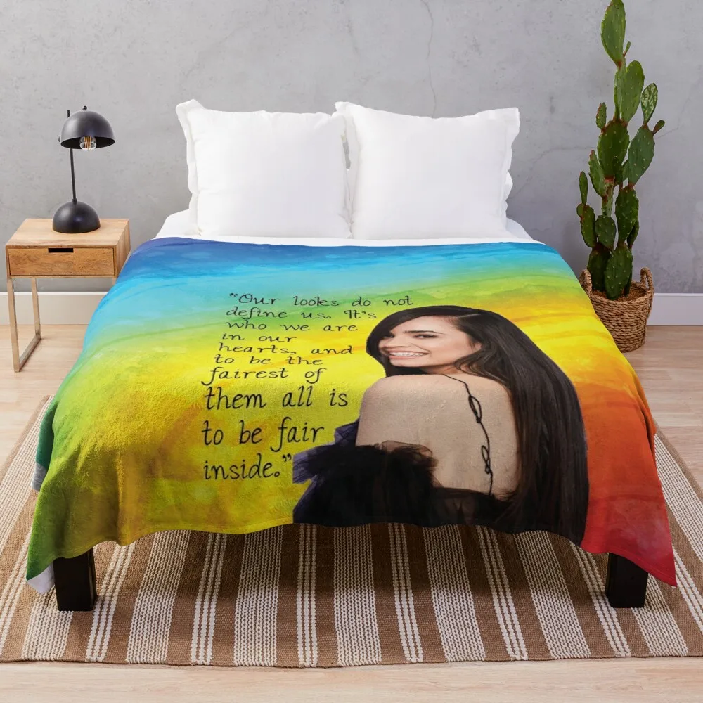 Sofia Carson Rainbow Quote Blankets Printing Soft Blanket Throw On Home/Sofa/Bedding Portable Adult Travel Cover Blanket
Sofia Carson Rainbow Quote Blankets Printing Soft Blanket Throw On Home/Sofa/Bedding Portable Adult Travel Cover Blanket