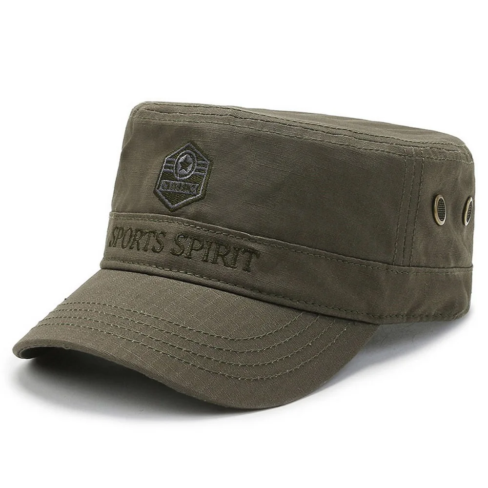 Spring And Summer Military Caps For Men Flat Top Cotton Breathable Design 56-60cm Male Outdoor Camping Fishing Hats JM0020
Spring And Summer Military Caps For Men Flat Top Cotton Breathable Design 56-60cm Male Outdoor Camping Fishing Hats JM0020