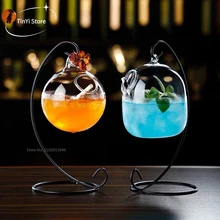 Creative Cocktail Glass Personality Western Restaurant Wine Glass Creative Hanging Glass Hanging Bottle Cold Drink Cup