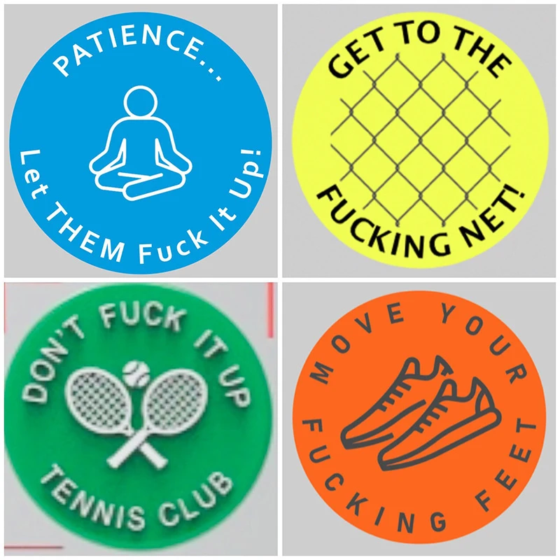 Tennis Damper,Spicy/Aggressive Reminder To Keep You On Your Tennis Game,Funny Tennis Vibration Dampener,Unique Tennis Gift
Tennis Damper,Spicy/Aggressive Reminder To Keep You On Your Tennis Game,Funny Tennis Vibration Dampener,Unique Tennis Gift