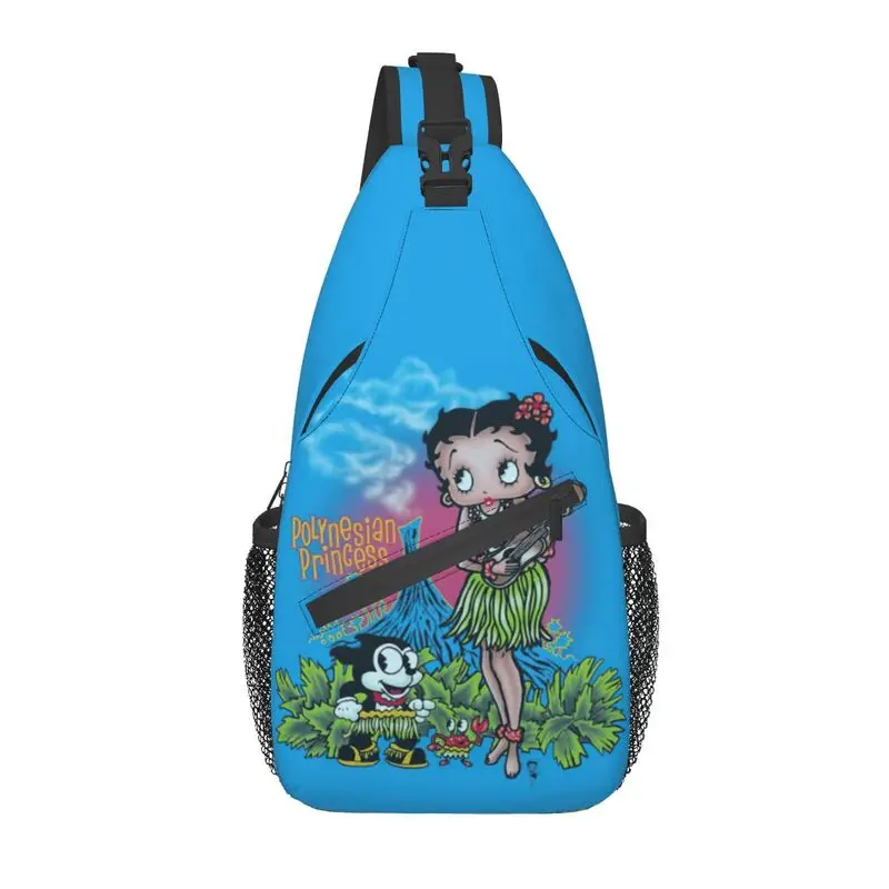Cool Polynesian Princess Boop Bettys Sling Bag for Cycling Camping Men's Cartoon Crossbody Chest Backpack Shoulder Daypack
Cool Polynesian Princess Boop Bettys Sling Bag for Cycling Camping Men's Cartoon Crossbody Chest Backpack Shoulder Daypack