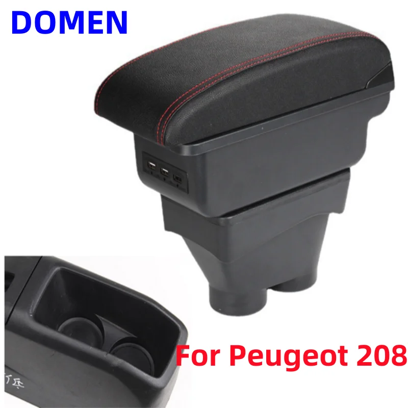 For Peugeot 208 Armrest Box Peugeot 208 Universal Car Central Armrest Storage Box modification accessories
For Peugeot 208 Armrest Box Peugeot 208 Universal Car Central Armrest Storage Box modification accessories