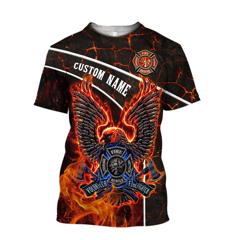 2023 Firefighter Large T-shirt Comfortable Casual Loose Round Neck Short Sleeve Men's Top Large T-shirt Trendy Top Leisure Time
2023 Firefighter Large T-shirt Comfortable Casual Loose Round Neck Short Sleeve Men's Top Large T-shirt Trendy Top Leisure Time