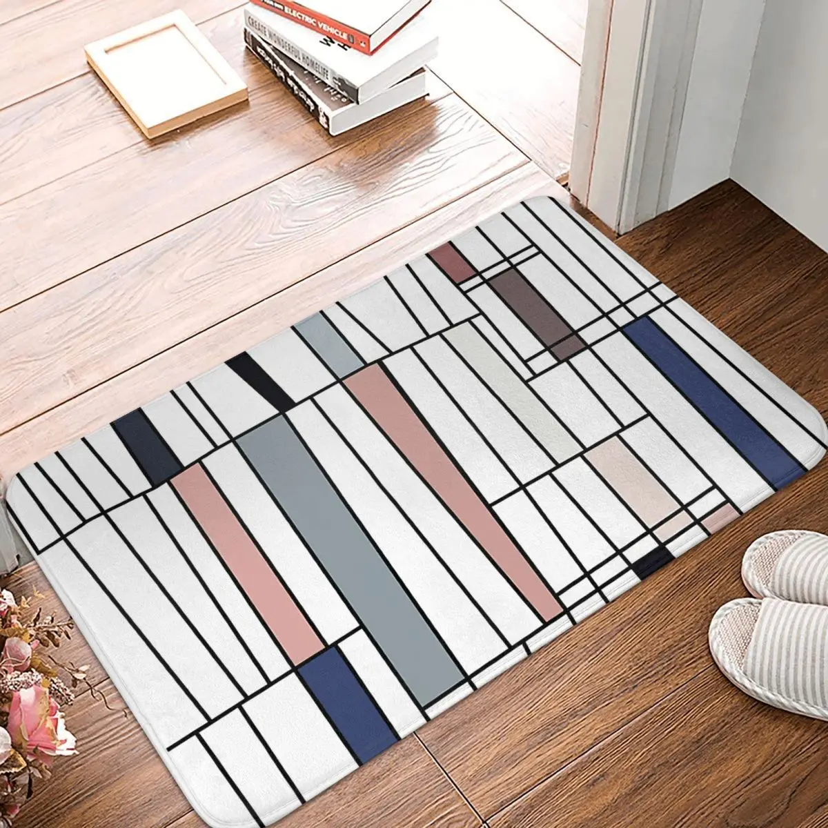 Stylish Scandinavian Mid Century Modern Geometrical Patterns Bath Non-Slip Carpet Line Art Living Room Mat Doormat Home Rug
Stylish Scandinavian Mid Century Modern Geometrical Patterns Bath Non-Slip Carpet Line Art Living Room Mat Doormat Home Rug