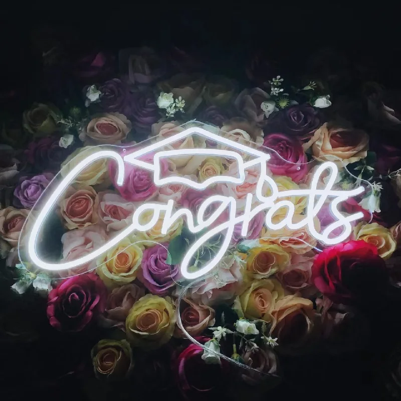 Congrats Hat Neon Sign Custom for Graduation Gifts Neon Lights Personalized Gift House Bedroom Decor School Party Neon Name Sign
Congrats Hat Neon Sign Custom for Graduation Gifts Neon Lights Personalized Gift House Bedroom Decor School Party Neon Name Sign