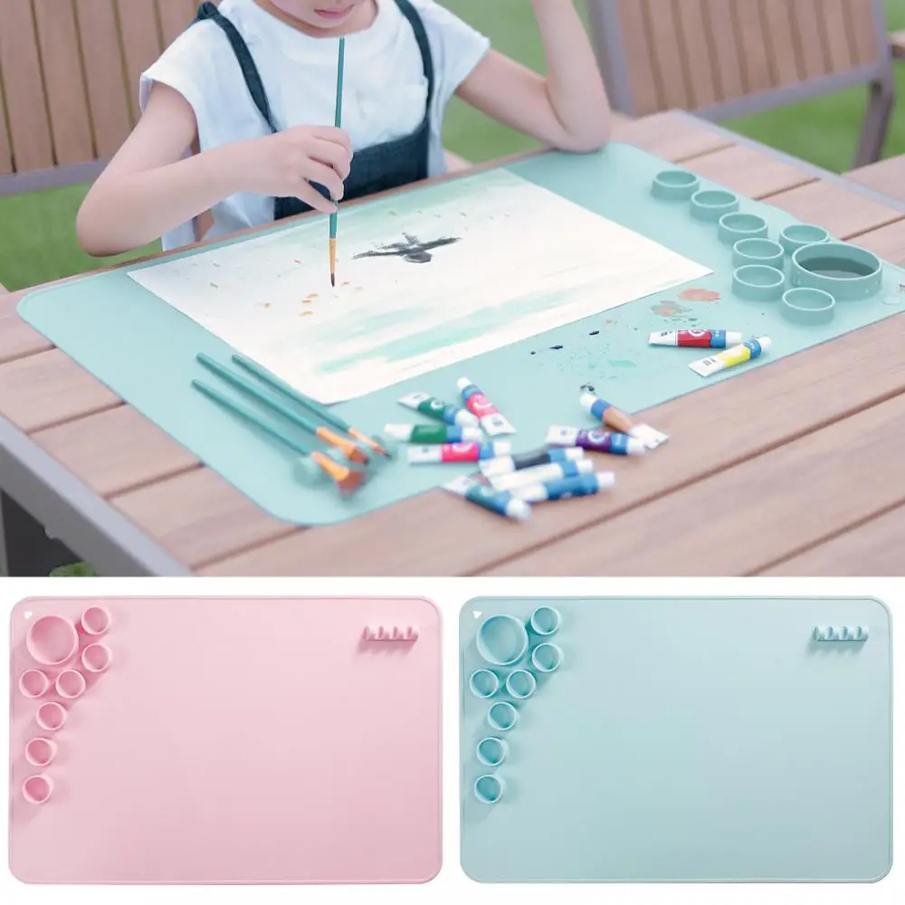 Waterproof Pigment Palette Silicone Easy To Clean Art Clay Mat Non-fading Children Toy Large Silicone Drawing Board Non-staining
Waterproof Pigment Palette Silicone Easy To Clean Art Clay Mat Non-fading Children Toy Large Silicone Drawing Board Non-staining