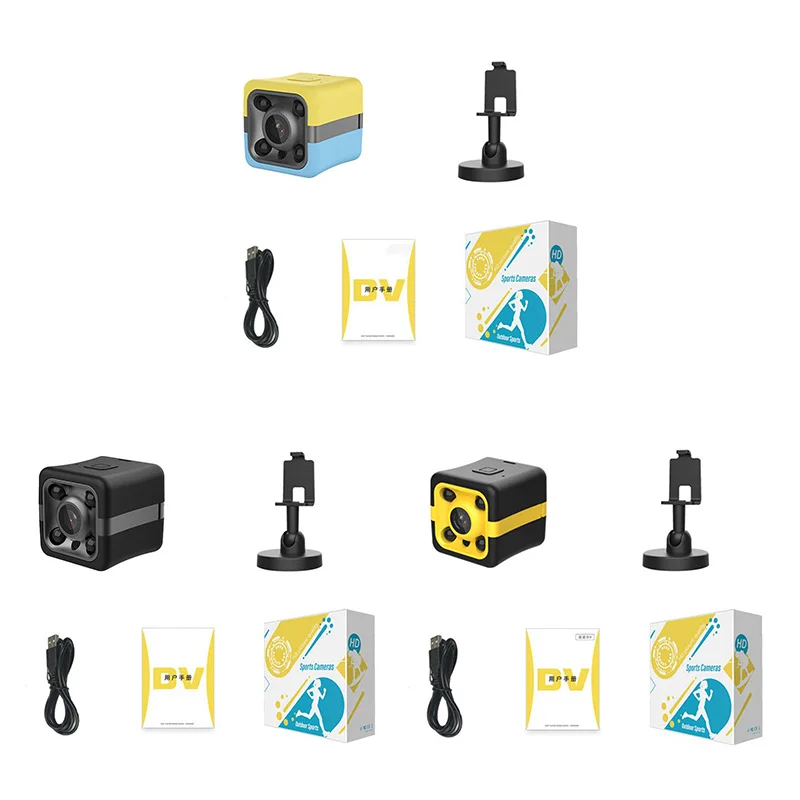 SQ31 Camera Hd Action Camera Wifi Infrared Night Vision 1080P Intelligent Without Memory Card
SQ31 Camera Hd Action Camera Wifi Infrared Night Vision 1080P Intelligent Without Memory Card