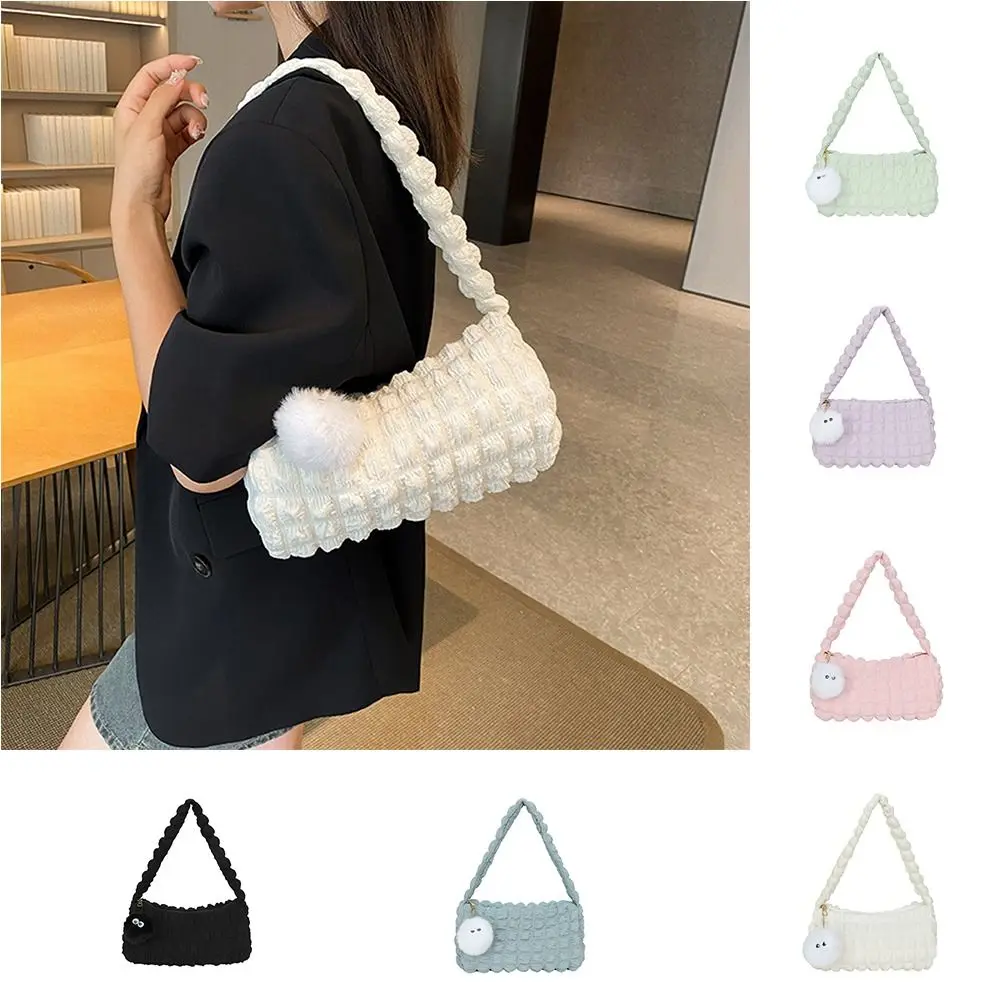 Women Cloud Soft Cloth Handbag Pleated Bubble Shoulder Bag Large Capacity Female Underarm Bag Tote Shopping Bag
Women Cloud Soft Cloth Handbag Pleated Bubble Shoulder Bag Large Capacity Female Underarm Bag Tote Shopping Bag