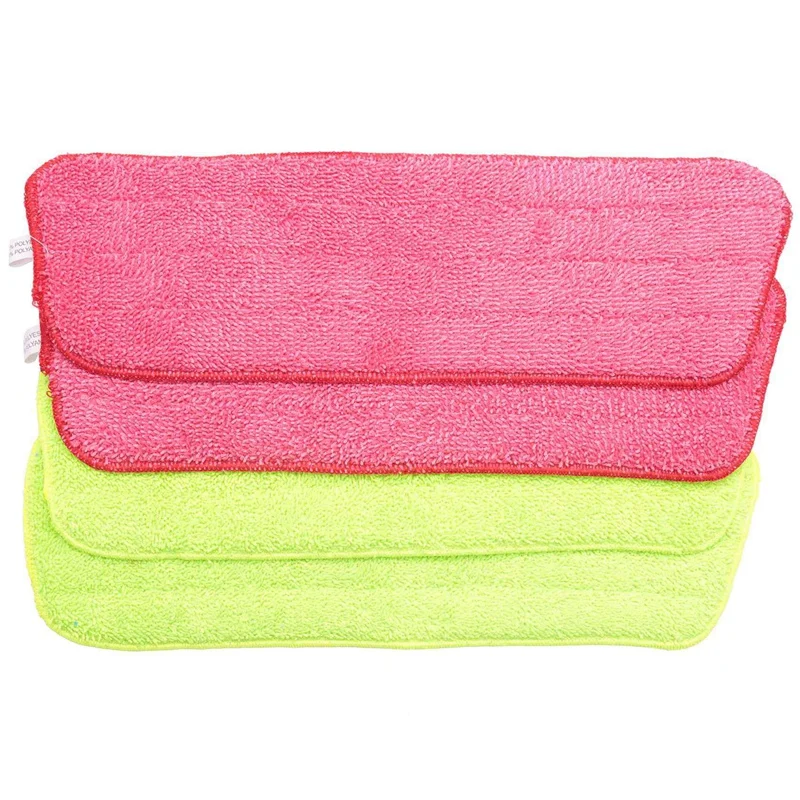 20Pcs Spray Mop Replacement Pads Washable Refill Microfiber Wet/Dry Cleaning Use Reusable, Cleaning Supply (Green & Red)
20Pcs Spray Mop Replacement Pads Washable Refill Microfiber Wet/Dry Cleaning Use Reusable, Cleaning Supply (Green & Red)