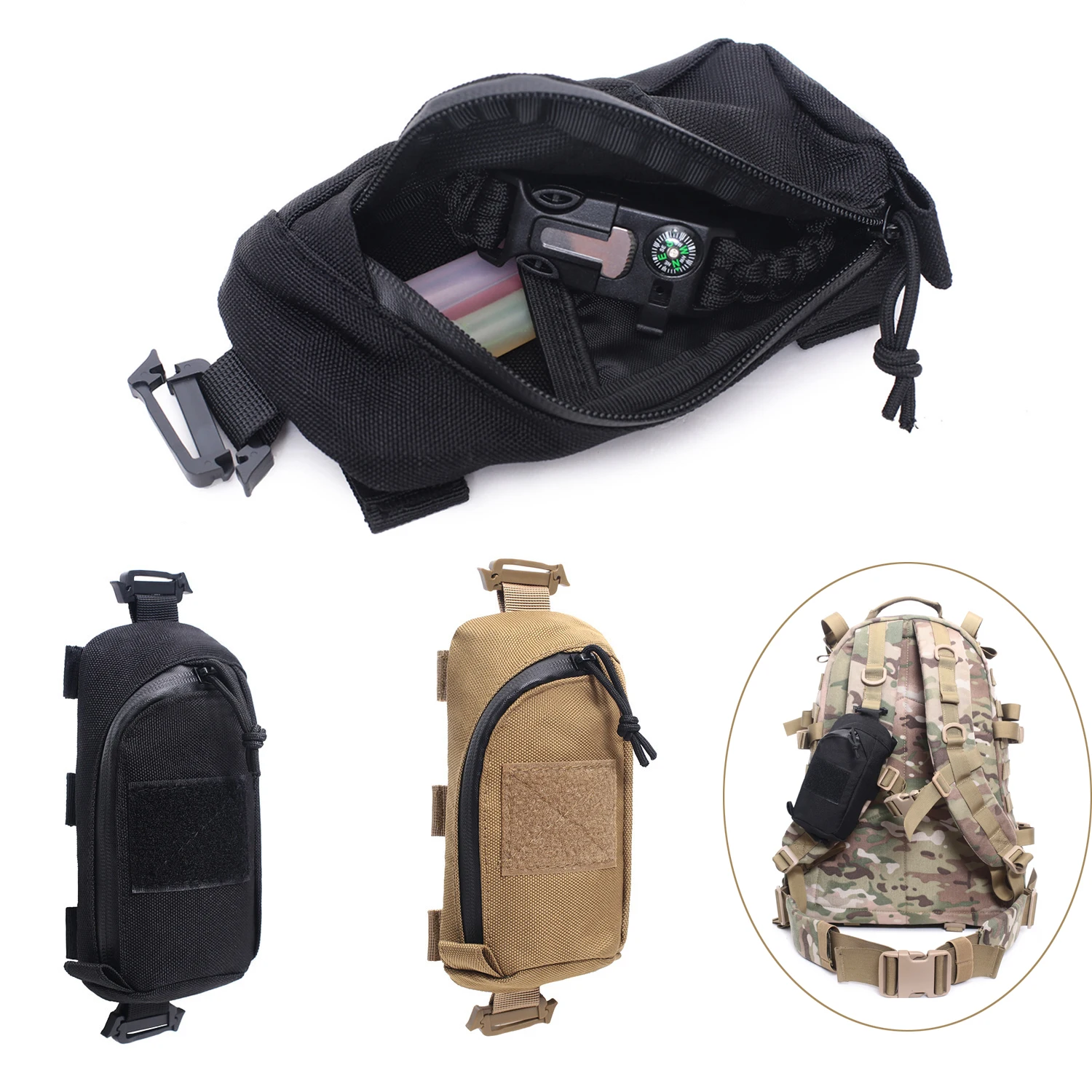 Tactical Molle Pouch Shoulder Strap Pack Military EDC Tool Bag Phone Pouch Bag Compact Bag for Outdoor Hiking
Tactical Molle Pouch Shoulder Strap Pack Military EDC Tool Bag Phone Pouch Bag Compact Bag for Outdoor Hiking