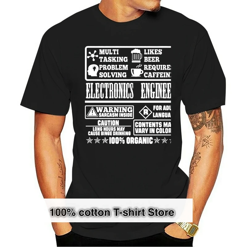 Electronics Engineer 100% Organic S Multi Tasking Popular Tagless Tee T Shirt 019604
Electronics Engineer 100% Organic S Multi Tasking Popular Tagless Tee T Shirt 019604