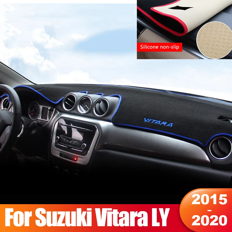 For Suzuki Vitara LY 2015 2016 2017 2018 2019 2020 4th Car Dashboard Sun Shade Cover Anti-UV Pad Non-slip Mat Accessories
For Suzuki Vitara LY 2015 2016 2017 2018 2019 2020 4th Car Dashboard Sun Shade Cover Anti-UV Pad Non-slip Mat Accessories