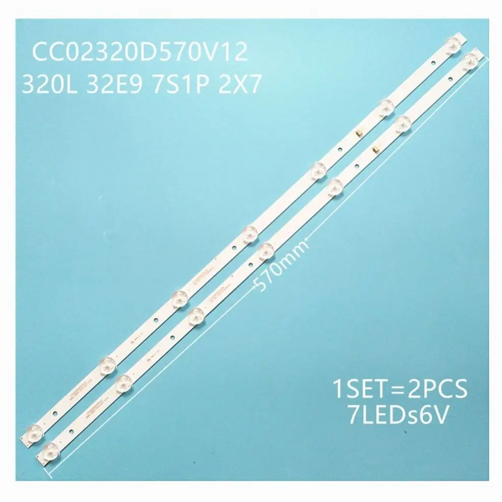 Подсветка для светодиодного телевизора CC02320D570, светодиодная подсветка CCV12 для CC02320D570V12 320L 32E9 7S1P 2X7 1210 3356218C06 C1L029108 Akai LEA-32L42GS 
Подсветка для светодиодного телевизора CC02320D570, светодиодная подсветка CCV12 для CC02320D570V12 320L 32E9 7S1P 2X7 1210 3356218C06 C1L029108 Akai LEA-32L42GS