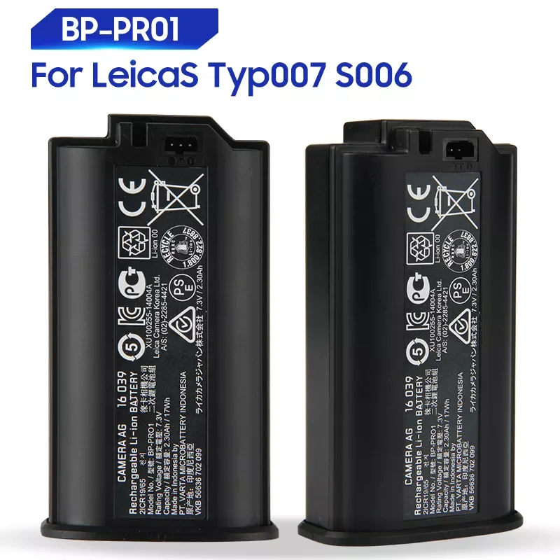 Replacement Battery For Leica LeicaS Typ007 S006 S007 16039 BP-PR01 Genuine Battery 2.30Ah 17Wh
Replacement Battery For Leica LeicaS Typ007 S006 S007 16039 BP-PR01 Genuine Battery 2.30Ah 17Wh