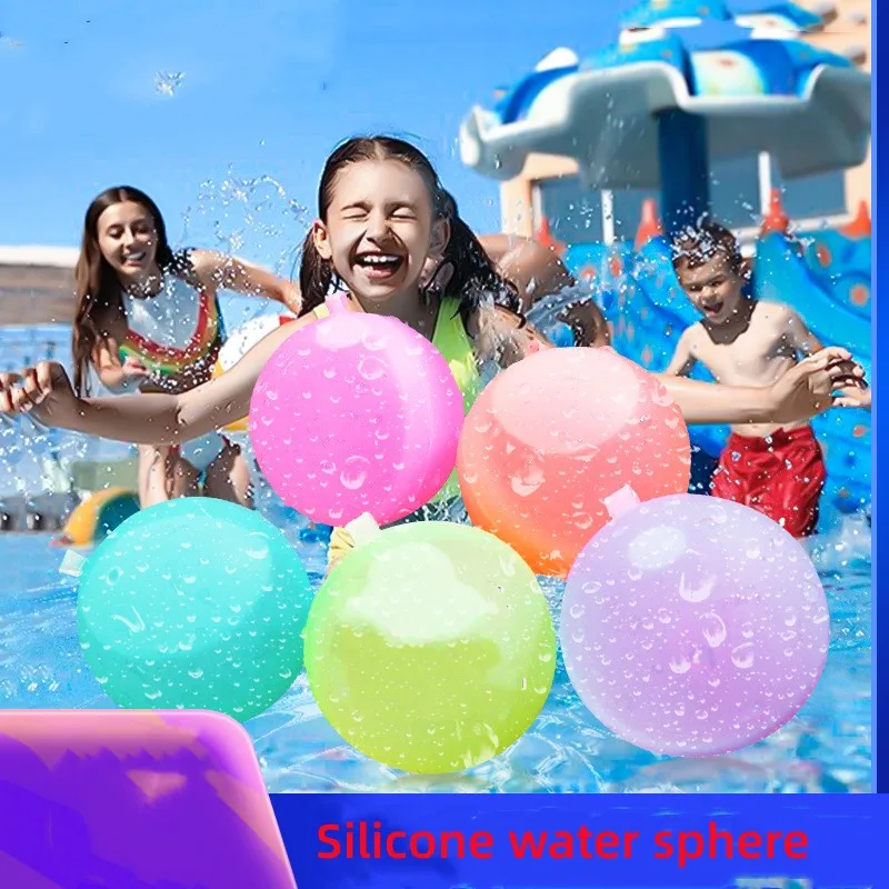 Reusable Water Balls Adult Kids Silicone Water Bomb Splash Balloons Swimming Pool, Summer Water Toy Games Gifts
Reusable Water Balls Adult Kids Silicone Water Bomb Splash Balloons Swimming Pool, Summer Water Toy Games Gifts