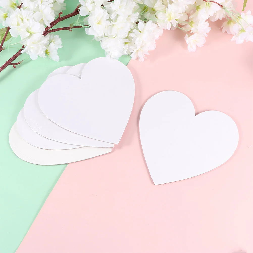 5 Pcs Heart-shaped Oil Painting Board Child Drawing Tablets Kids Primed Blank Canvas Prints
5 Pcs Heart-shaped Oil Painting Board Child Drawing Tablets Kids Primed Blank Canvas Prints