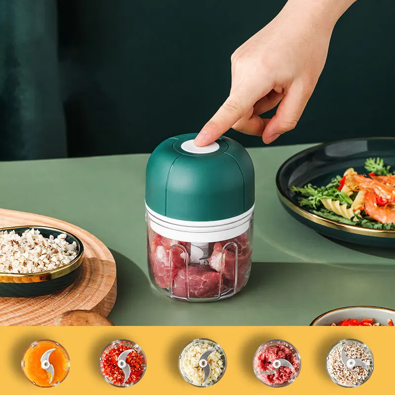 Vegetable Chili Meat Grinder Portable Garlic Masher Press USB Wireless Electric Mincer Food Crusher Chopper Kitchen Accessories
Vegetable Chili Meat Grinder Portable Garlic Masher Press USB Wireless Electric Mincer Food Crusher Chopper Kitchen Accessories