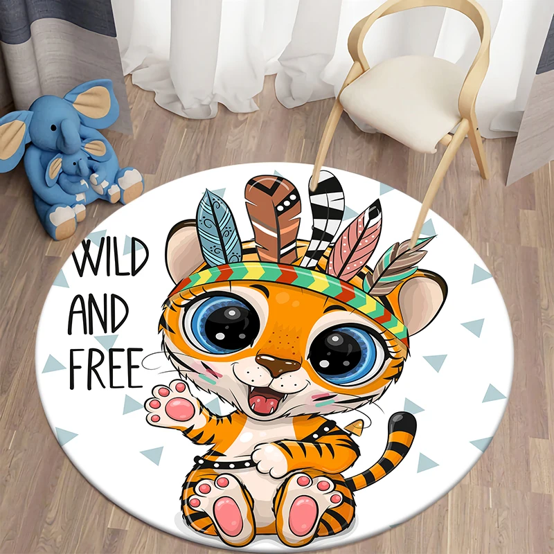 Kawaii Round Rug Cartoon Animal Carpet for Kids Bedroom Soft Kitchen Area rugs for pet Children's play mat anime rug room decor
Kawaii Round Rug Cartoon Animal Carpet for Kids Bedroom Soft Kitchen Area rugs for pet Children's play mat anime rug room decor