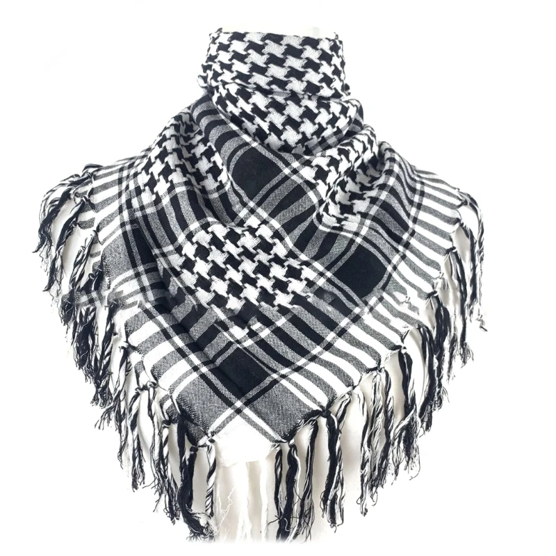 Religious Adult Keffiyeh Headscarf Turban Lattice Pattern Arab Scarf Outdoor Headscarf for Male Cycling Hair Accessory
Religious Adult Keffiyeh Headscarf Turban Lattice Pattern Arab Scarf Outdoor Headscarf for Male Cycling Hair Accessory