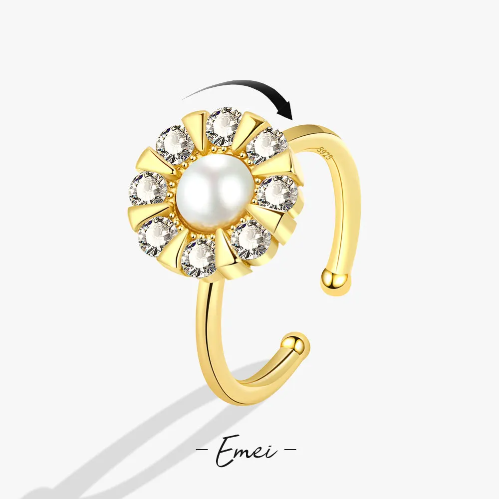 Zircon Petal Imitation Peal Rings For Women Anti Stress Anxiety Fidget Ring Spinner Flower Rings Fashion Jewelry Wedding Gift
Zircon Petal Imitation Peal Rings For Women Anti Stress Anxiety Fidget Ring Spinner Flower Rings Fashion Jewelry Wedding Gift