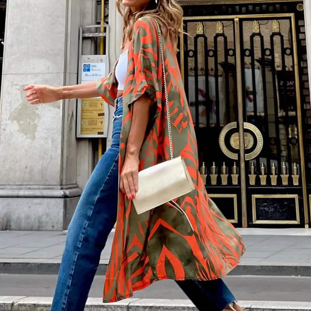 Half Sleeve Trendy Print Sun Protection Lady Jacket Open Stitch Breach-Cover Up Sun-screen Female Clothing
Half Sleeve Trendy Print Sun Protection Lady Jacket Open Stitch Breach-Cover Up Sun-screen Female Clothing