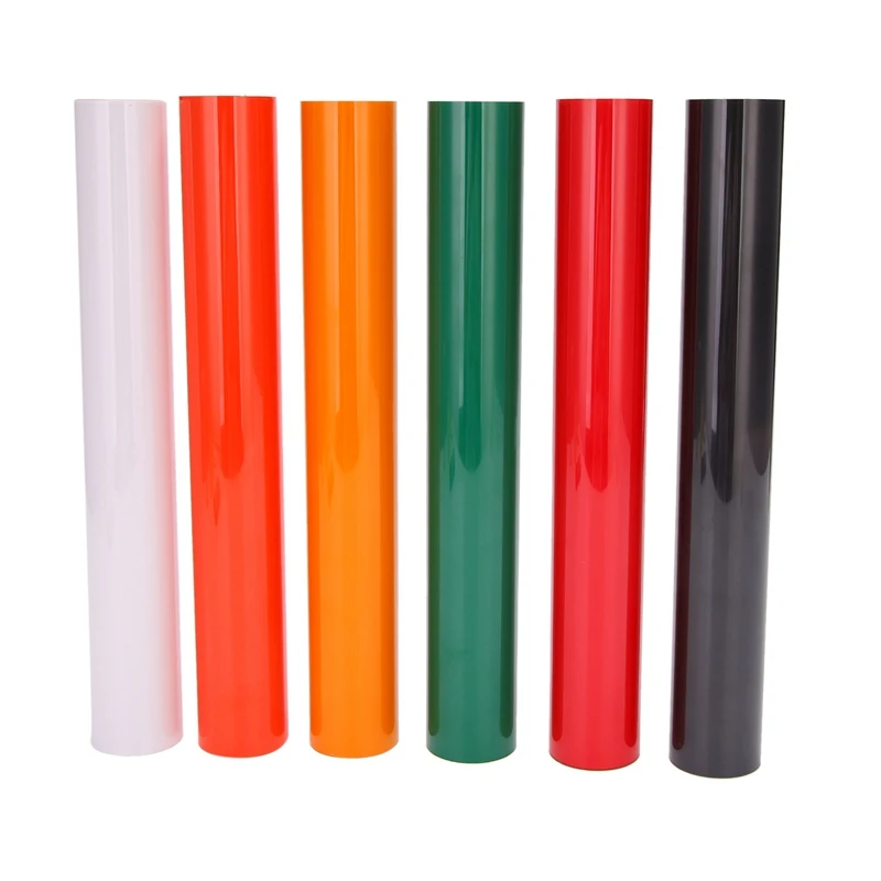 6Pcs 12X5ft Multi Colors Heat Transfer Vinyl Roll For Cricut T-Shirt Printing DIY Iron On HTV Film Easy To Cut Weed
6Pcs 12X5ft Multi Colors Heat Transfer Vinyl Roll For Cricut T-Shirt Printing DIY Iron On HTV Film Easy To Cut Weed