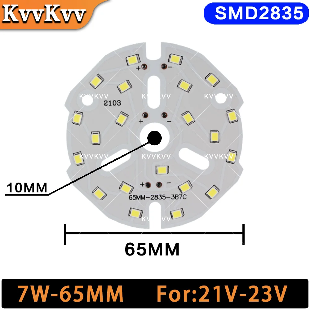 Светодиодная плата KVVKVV SMD2835 7 Вт 
Светодиодная плата KVVKVV SMD2835 7 Вт