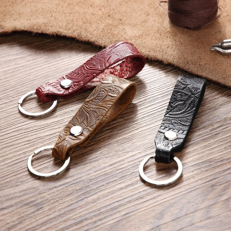 Retro Handmade Real Leather Cowhide Rope Keychain Metal Key Chains Men or Women Key Holder Key Cover Auto Keyring Gifts
Retro Handmade Real Leather Cowhide Rope Keychain Metal Key Chains Men or Women Key Holder Key Cover Auto Keyring Gifts