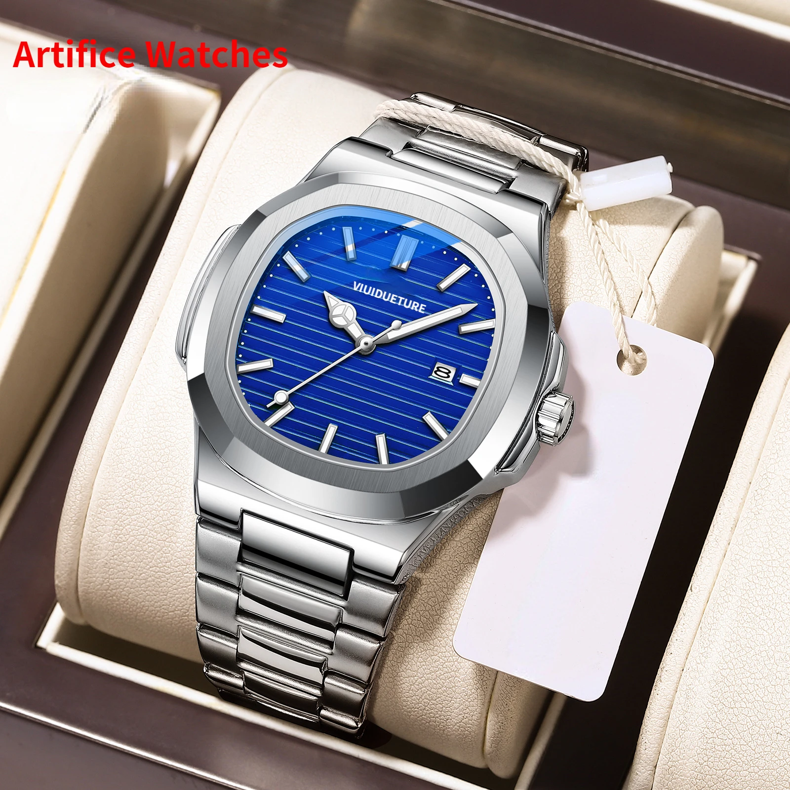 New Steel Band Watch Men's Luminous Waterproof Simple Fashion Business Watch Non-Mechanical Watch Sports Men's Calendar Watch
New Steel Band Watch Men's Luminous Waterproof Simple Fashion Business Watch Non-Mechanical Watch Sports Men's Calendar Watch