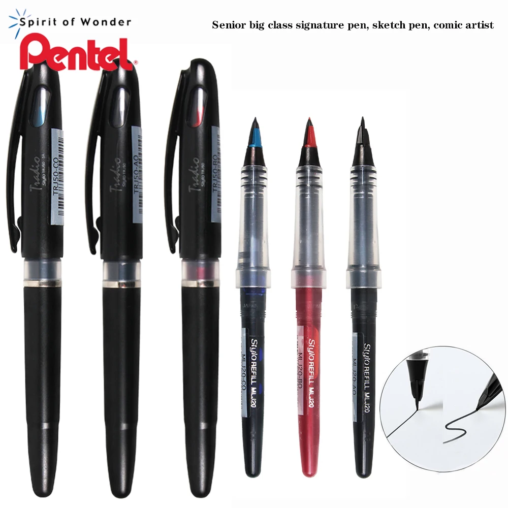 Японский набор гелевых ручек Pentel TRJ50, большой класс, подпись эскизная ручка, комикс, заменяемый альтернативный сердечник, высококачественные подарочные канцелярские принадлежности
Японский набор гелевых ручек Pentel TRJ50, большой класс, подпись эскизная ручка, комикс, заменяемый альтернативный сердечник, высококачественные подарочные канцелярские принадлежности