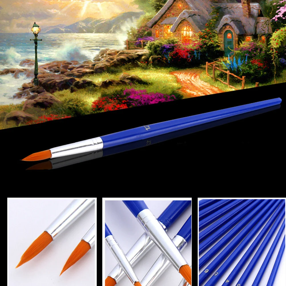 12 PCS Adult Craft Kits Brush Painting Painting Pen Kit Acrylic Brush Oil Brush Color Brushes Small Brush Set
12 PCS Adult Craft Kits Brush Painting Painting Pen Kit Acrylic Brush Oil Brush Color Brushes Small Brush Set