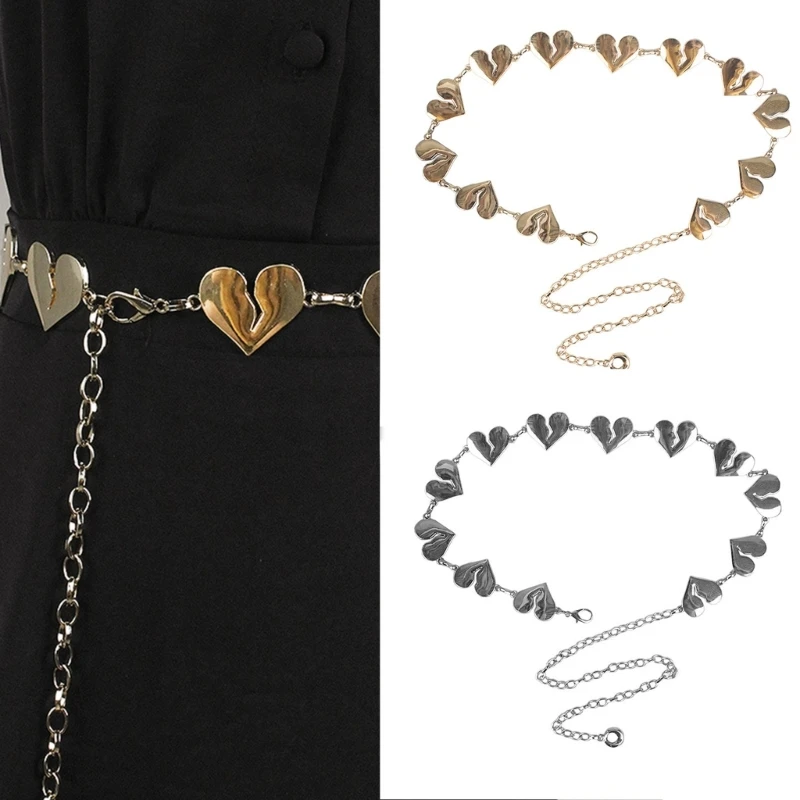 Girls Broken Heart Waist Belt for Banquet Costume Jewelry Waist Body Jewelry
Girls Broken Heart Waist Belt for Banquet Costume Jewelry Waist Body Jewelry